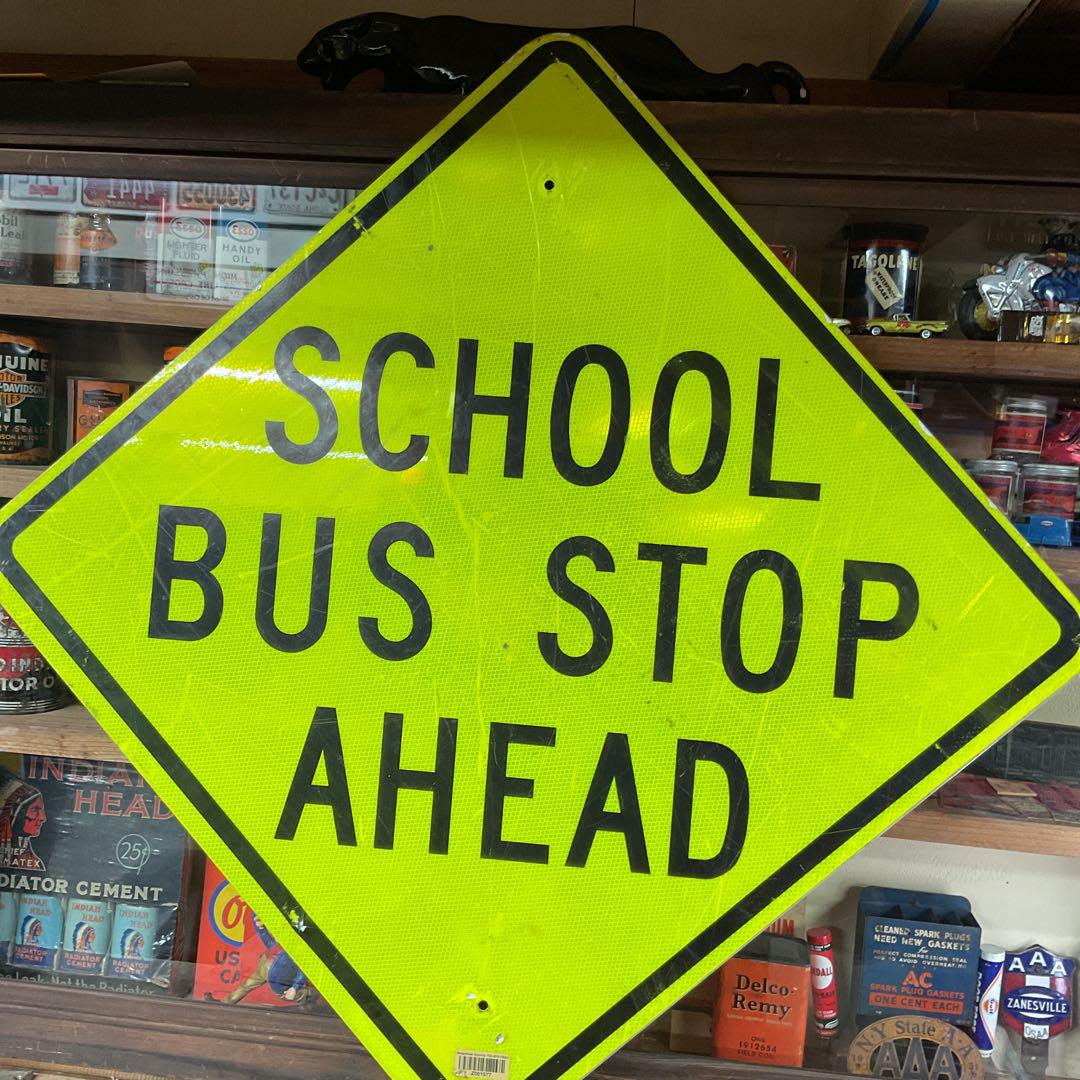 USA ストリート看板　SCHOOL BUS