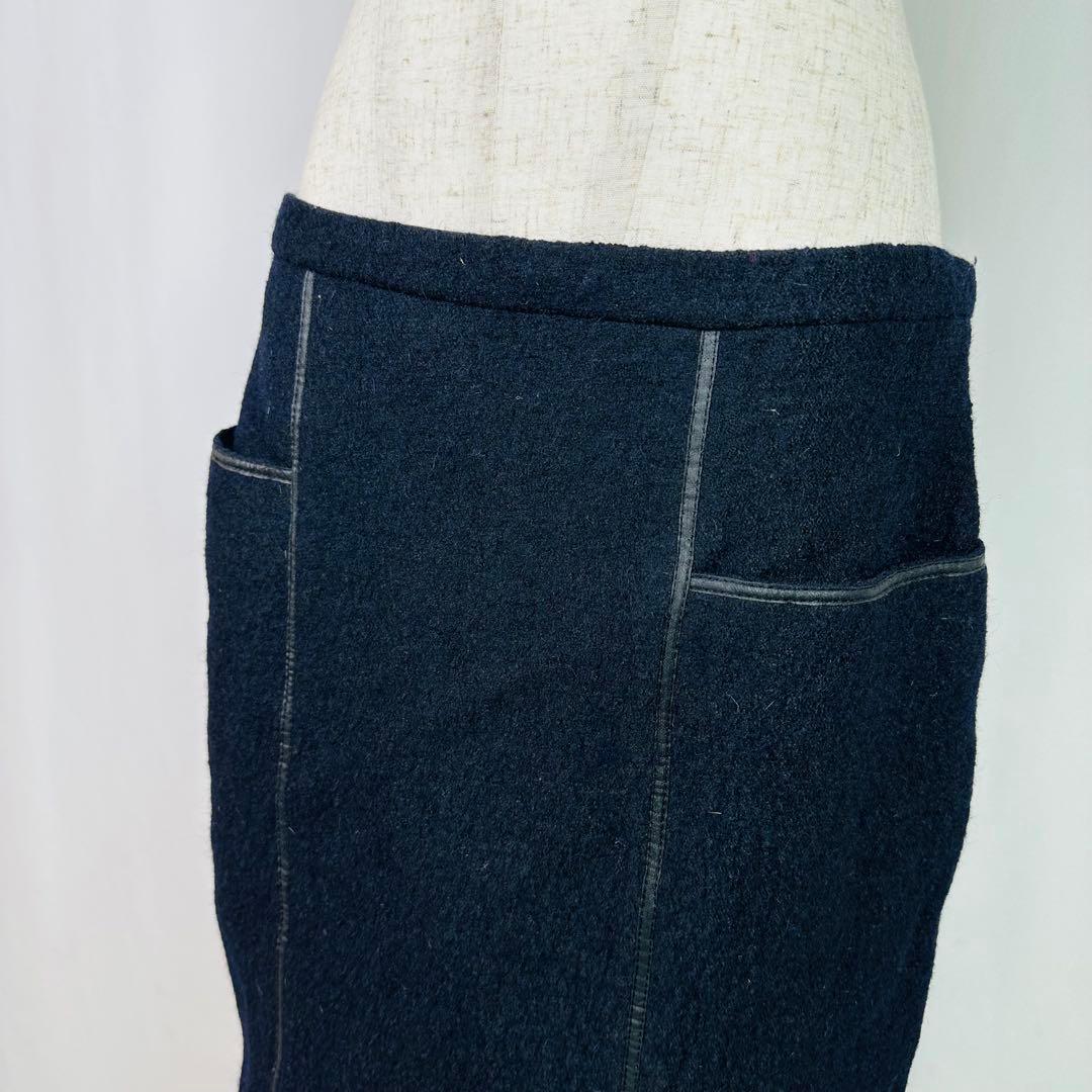 BCBG MAXAZRIA ダークブルー タイトスカート ひざ丈　膝丈　121 mdprevattcaulkingandwaterproofing.com