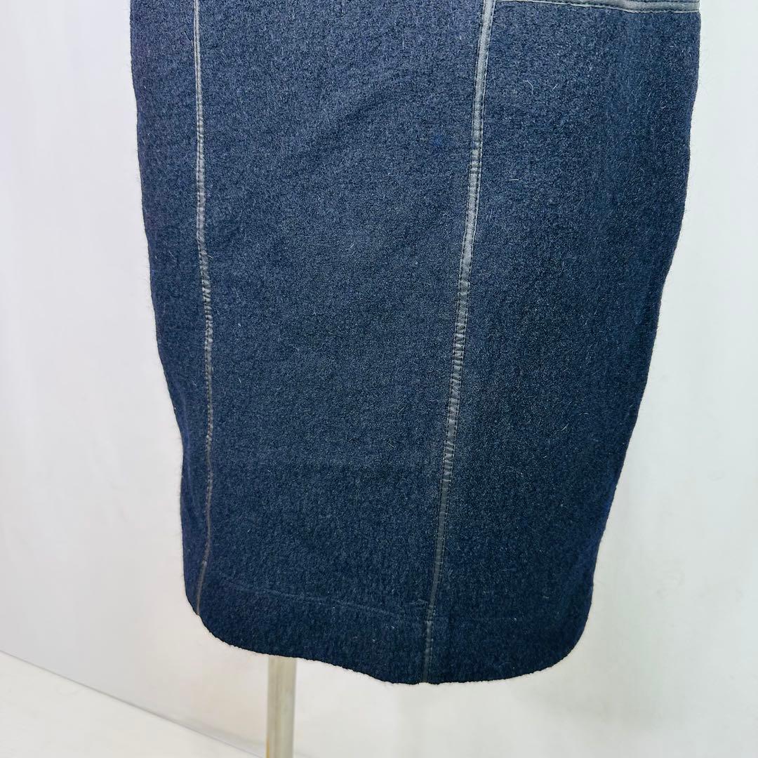 BCBG MAXAZRIA ダークブルー タイトスカート ひざ丈　膝丈　121 mdprevattcaulkingandwaterproofing.com