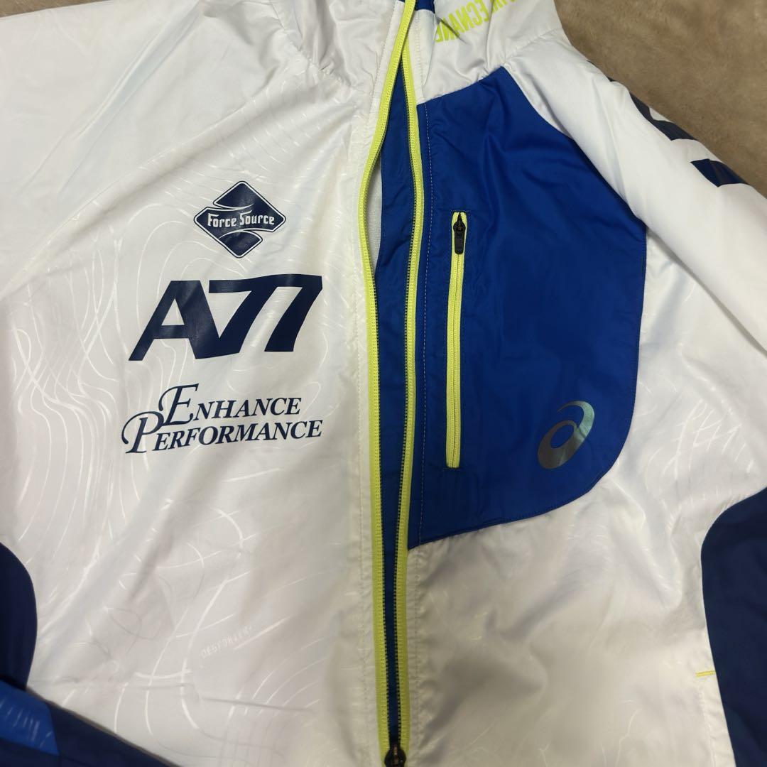 アシックス A77 ウィンドブレーカー 上下セット