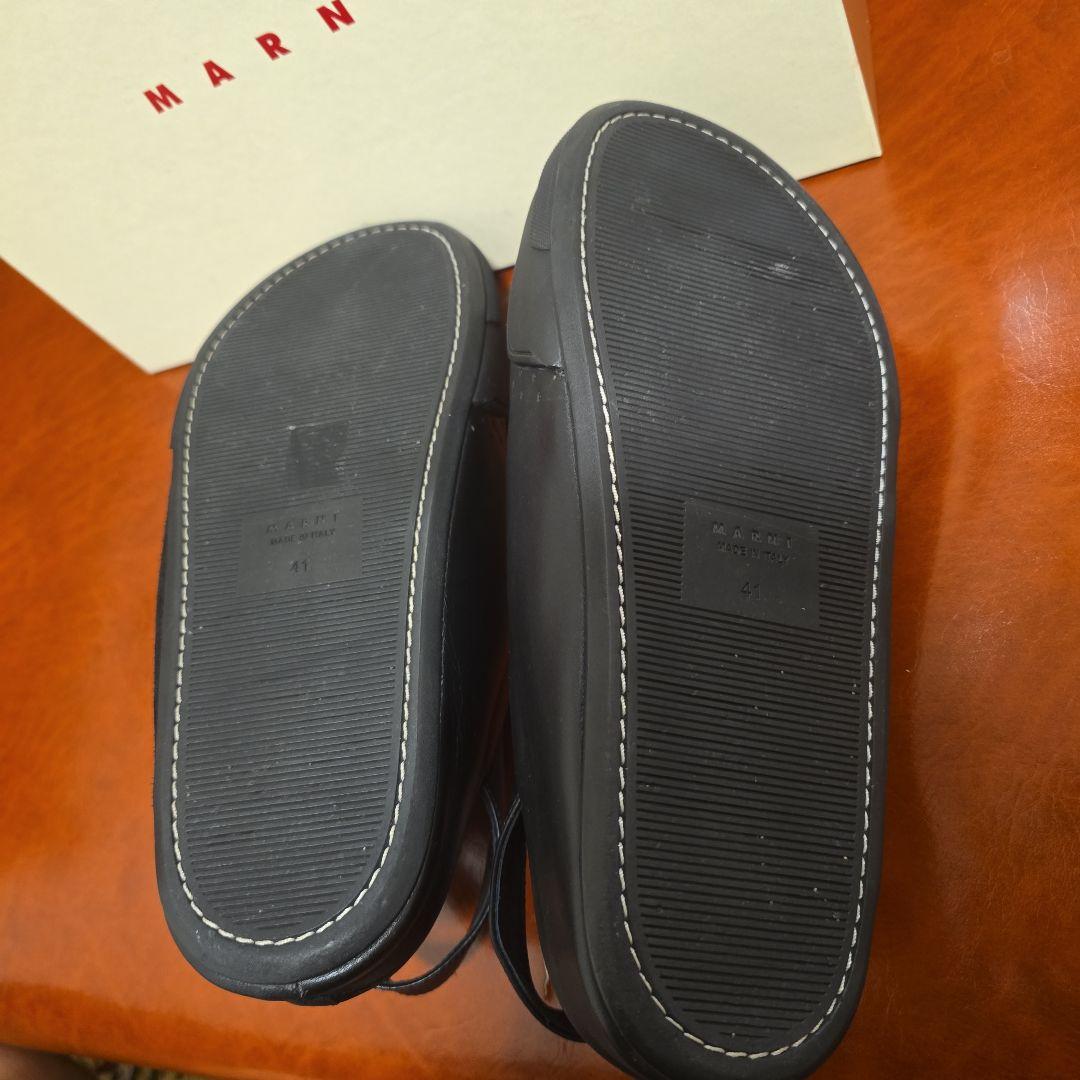 MARNI クロッグサンダル ブラック 41
