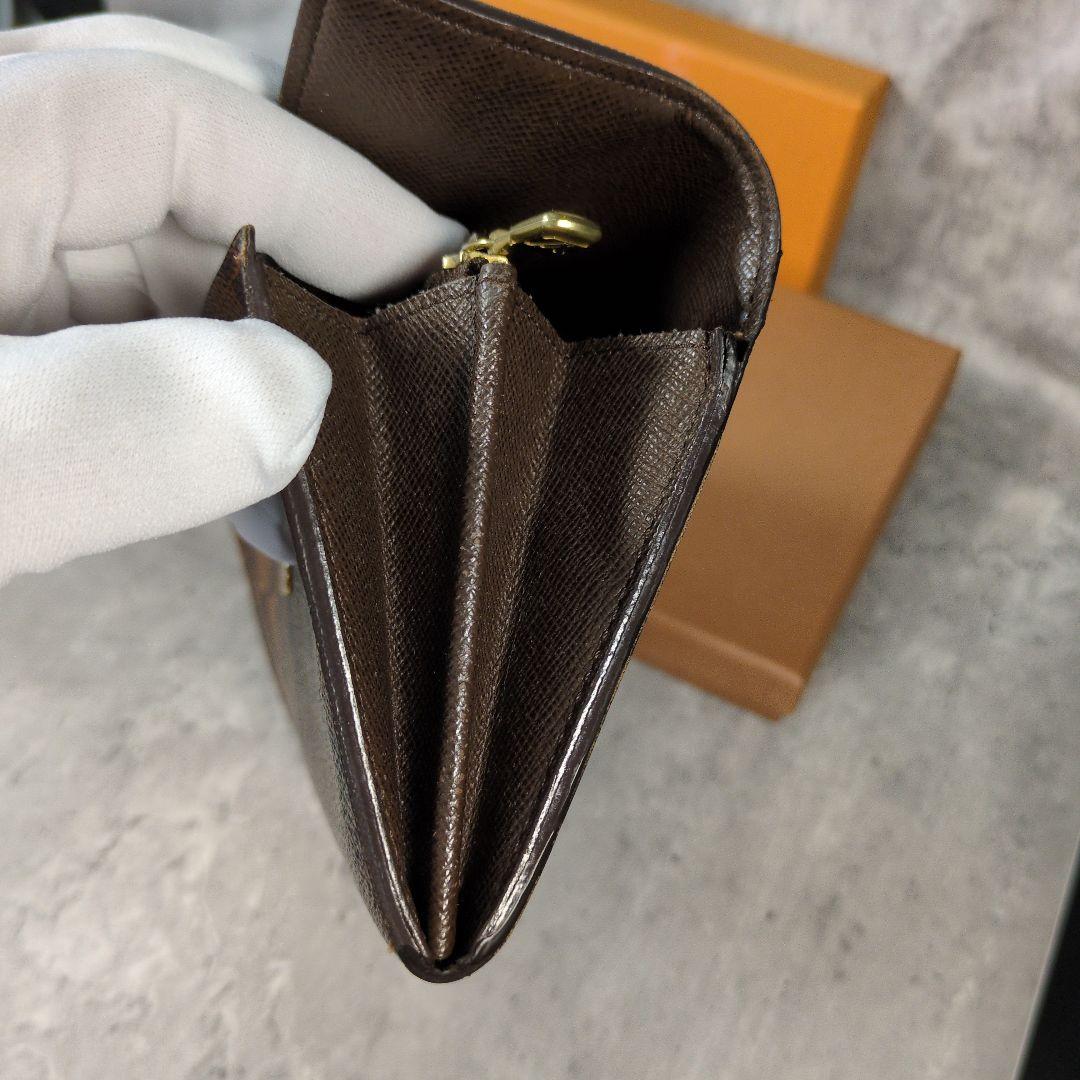 LOUIS VUITTON ルイヴィトン ダミエ ポルトフォイユサラ　長財布
