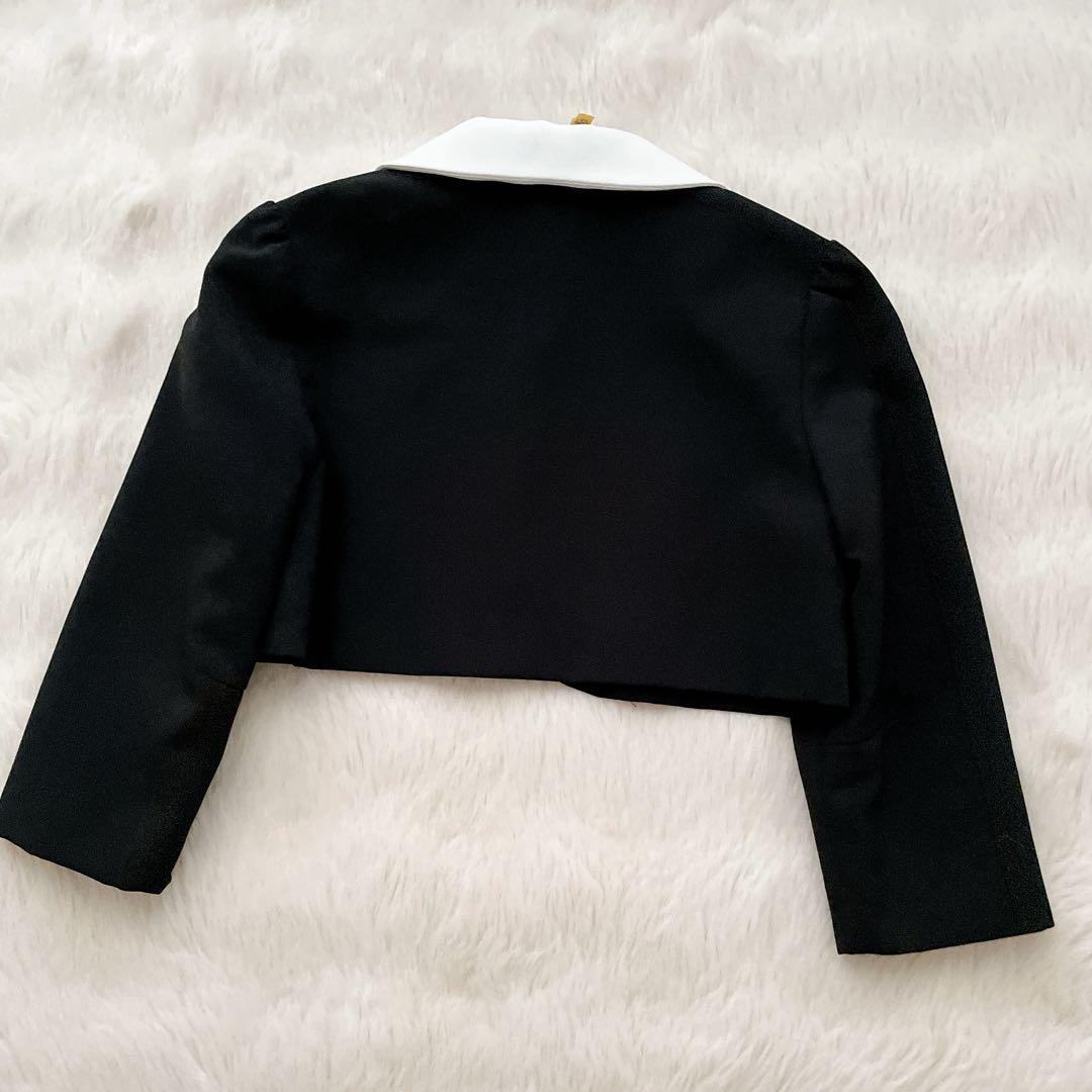 【any FAM】　フォーマル　ワンピース　120 ボレロ　入学式　ピンク　花