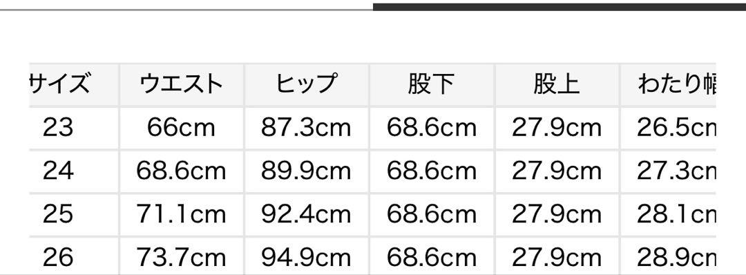SNIDEL/Levi's®】別注デニム(23インチ)