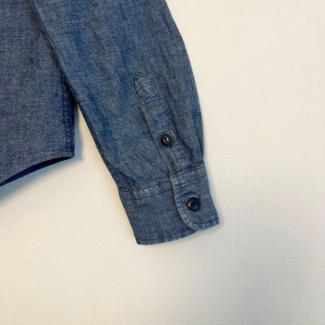 【希少★濃い目★美品】ラルフローレンデニムシャンブレーシャツ★M175/96M★
