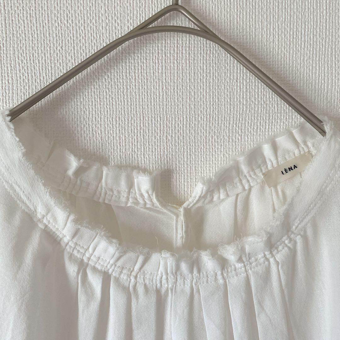 美品・人気♪IENA◆イエナ◆コットンシフォンドビーシャーリングブラウス　長袖 美品✴︎IENA✴︎ コットンシフォンドビーシャーリングブラウス