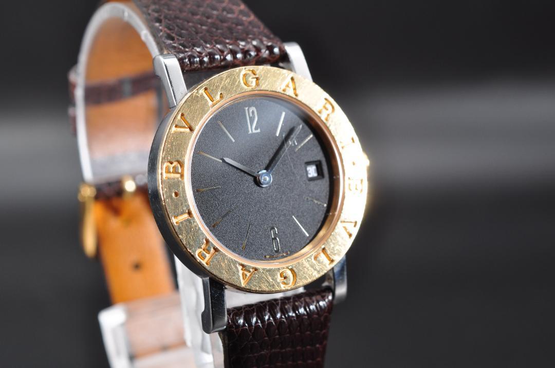 BVLGARI ブルガリ BB26 SGLD クォーツ コンビ K18 腕時計