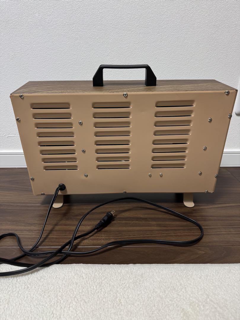 かずほ　HERMOSA ハモサ　レトロヒーター　電気ストーブウォールナット