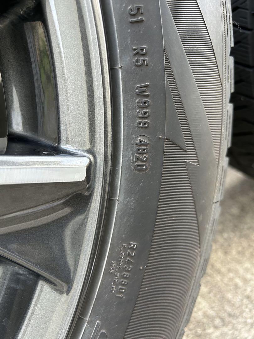 【送料込み】CX-3 純正18インチホイール スタッドレスタイヤ4本セット