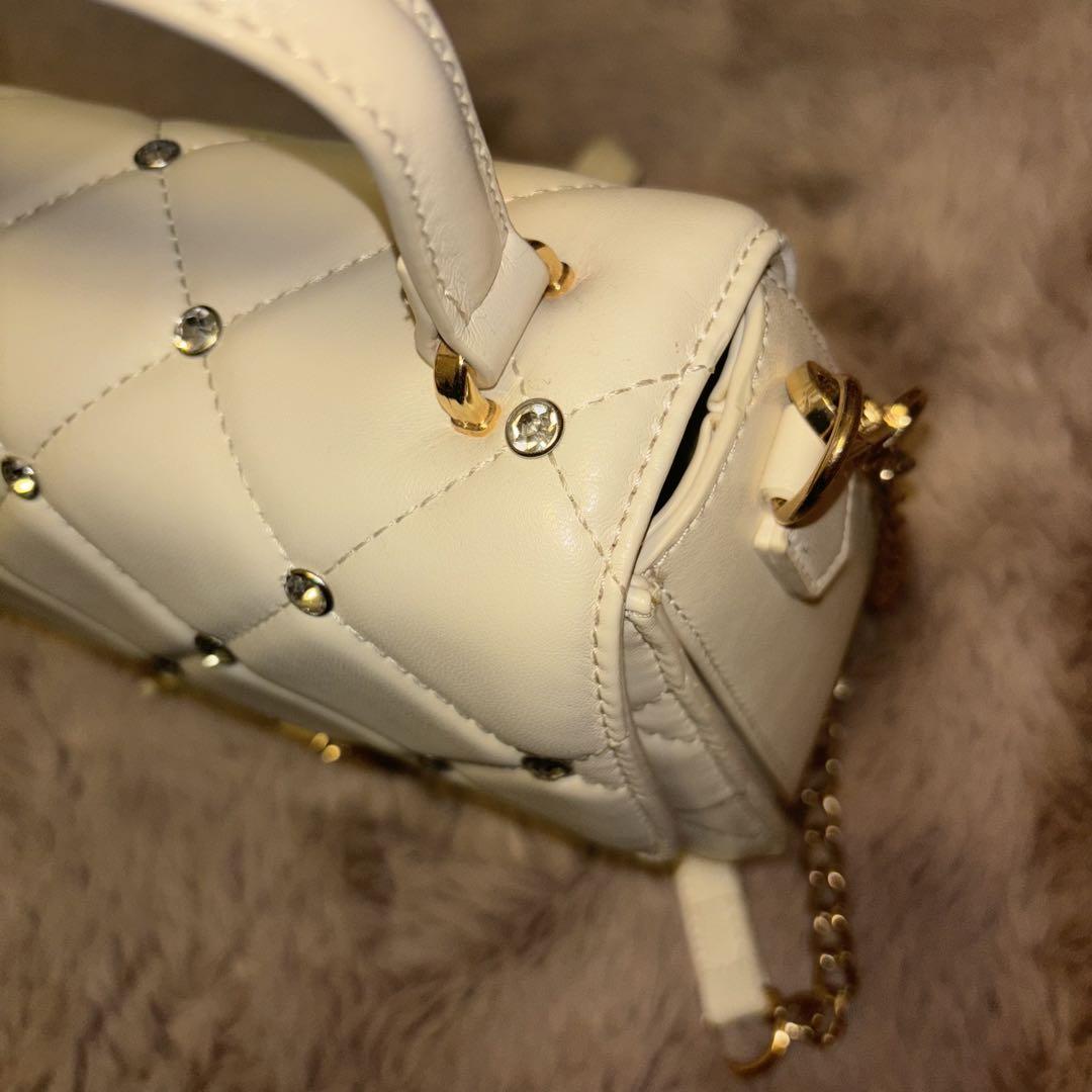 RoseMuse bijou shoulder bag アイボリー