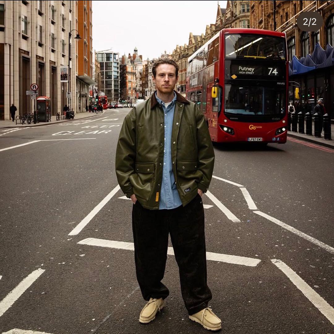 F.A.T. オリーブ レザージャケット TITCH【Lサイズ】 F.A.T. オリーブ レザージャケット TITCH【Lサイズ】