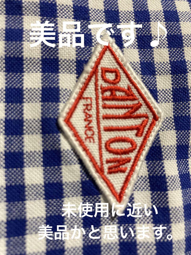 ☆ DANTON 定番丸襟柄シャツブラウス美品です!!