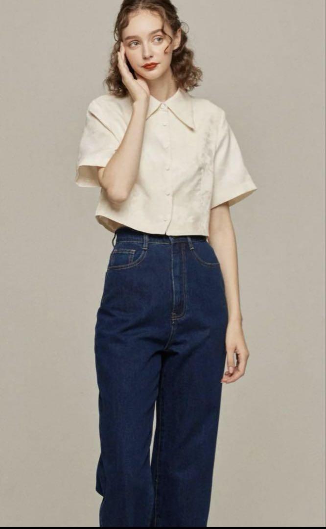tnewties タグ付き新品　《まずは目隠しをしよう》ハーフスリーブ　トップス
