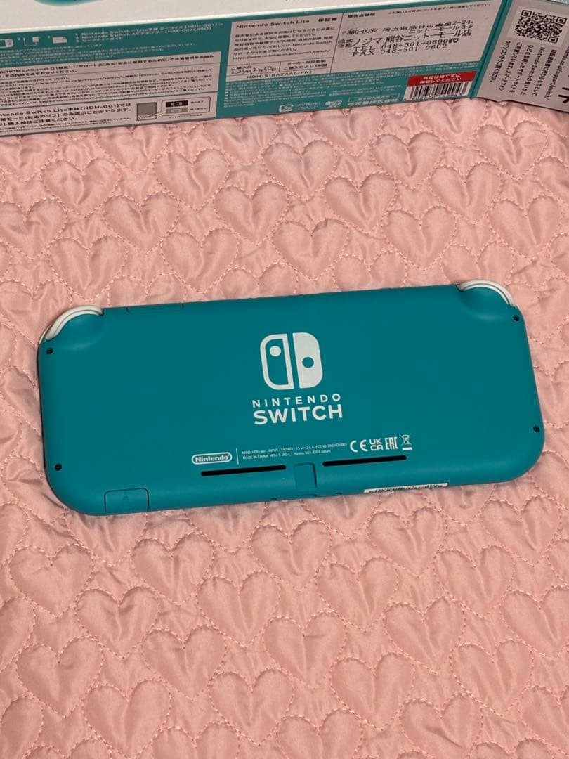 【美品】Nintendo Switch Lite ターコイズ +ソフト