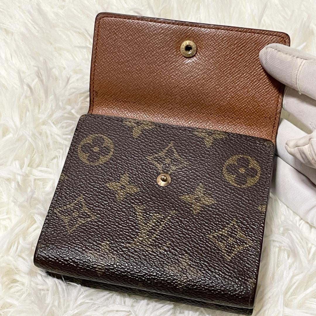 美品 ルイヴィトン モノグラム ポルトフォイユエリーズ 折り財布