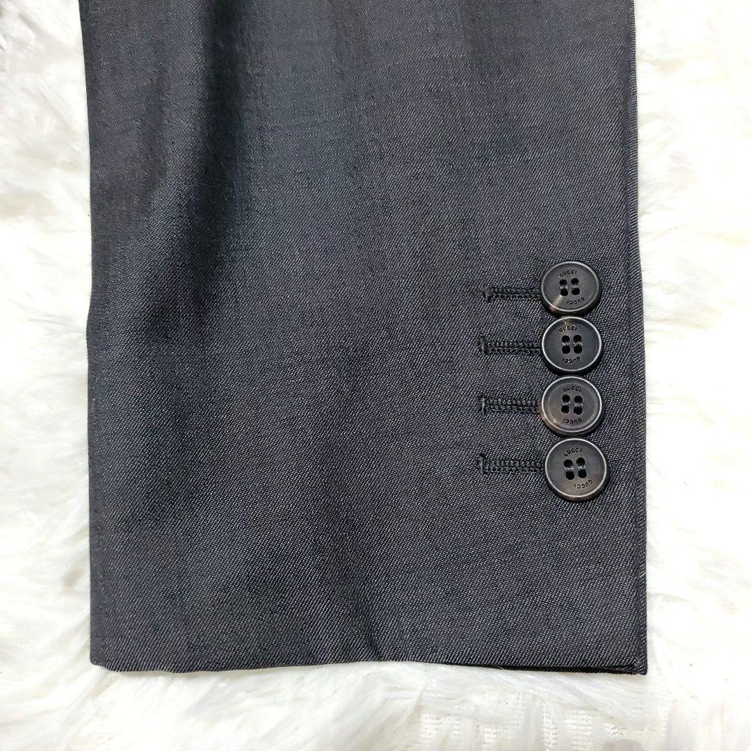 GUCCI グッチ シングルスーツ セットアップ グレー （サイズ46) 3B