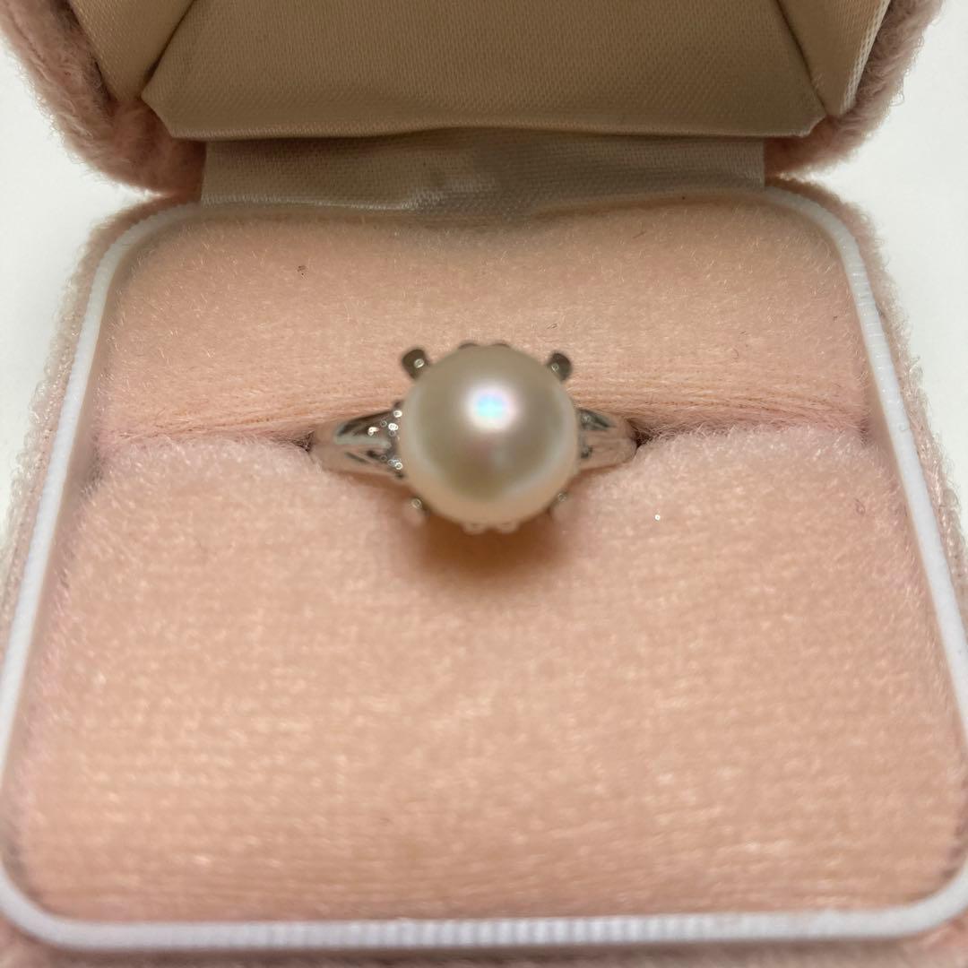 本真珠プラチナ900リング
