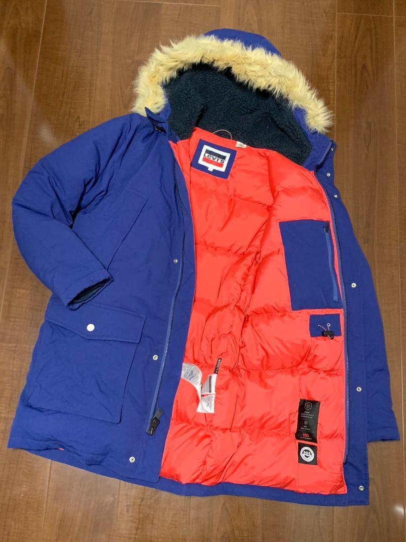 [Levi's] ダウンジャケット コート ブルー リーバイス S
