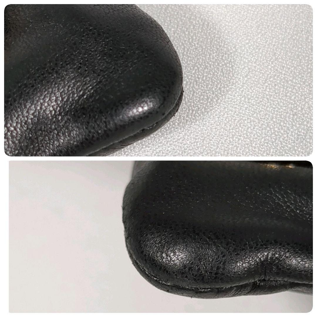 LINVIN paris レザー スタッズ クラッチ ハンドバッグ ゴールド金具