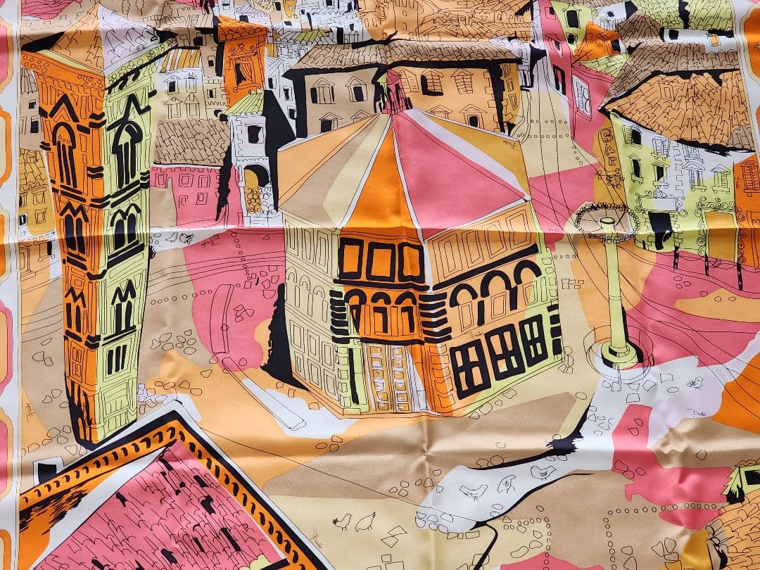 買取店舗 エミリオプッチ Emilio Pucci シルクスカーフ inspektorat