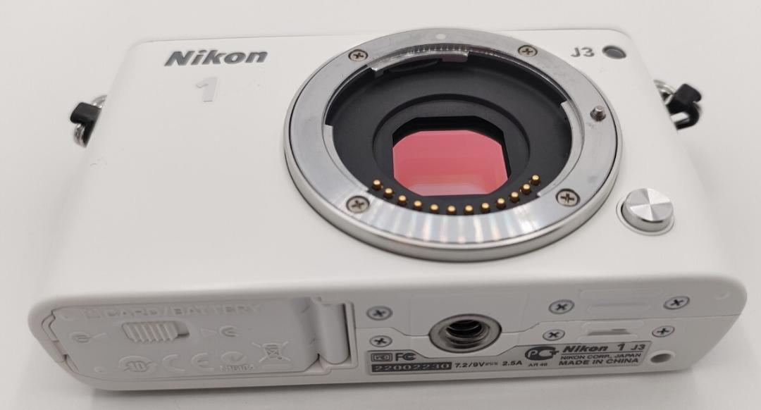 Nikon ニコン ミラーレス一眼 1 J3 ホワイト ボディ