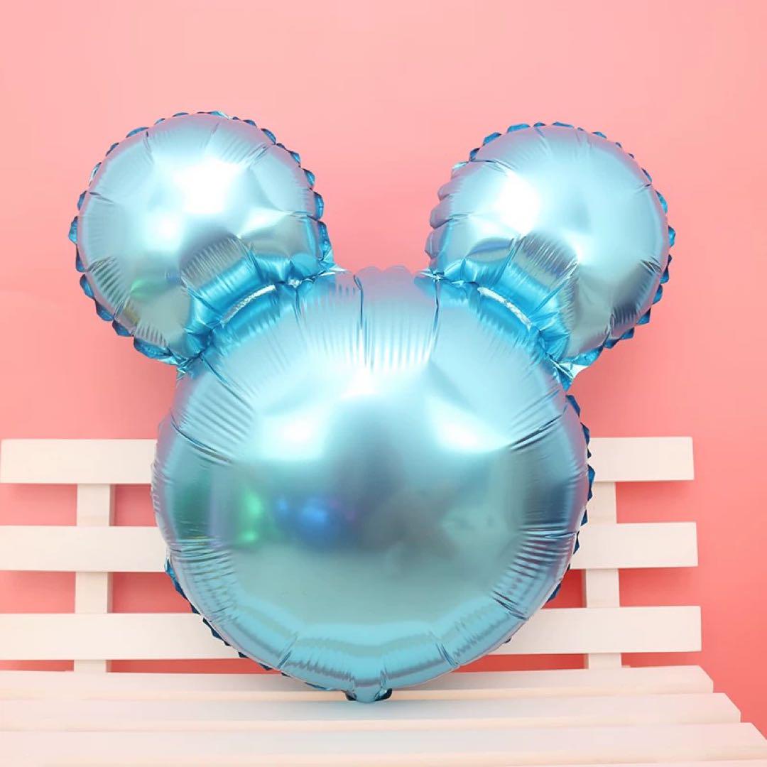 Mickeyマウスヘッド耳風船 5P パーティーバルーン 誕生日