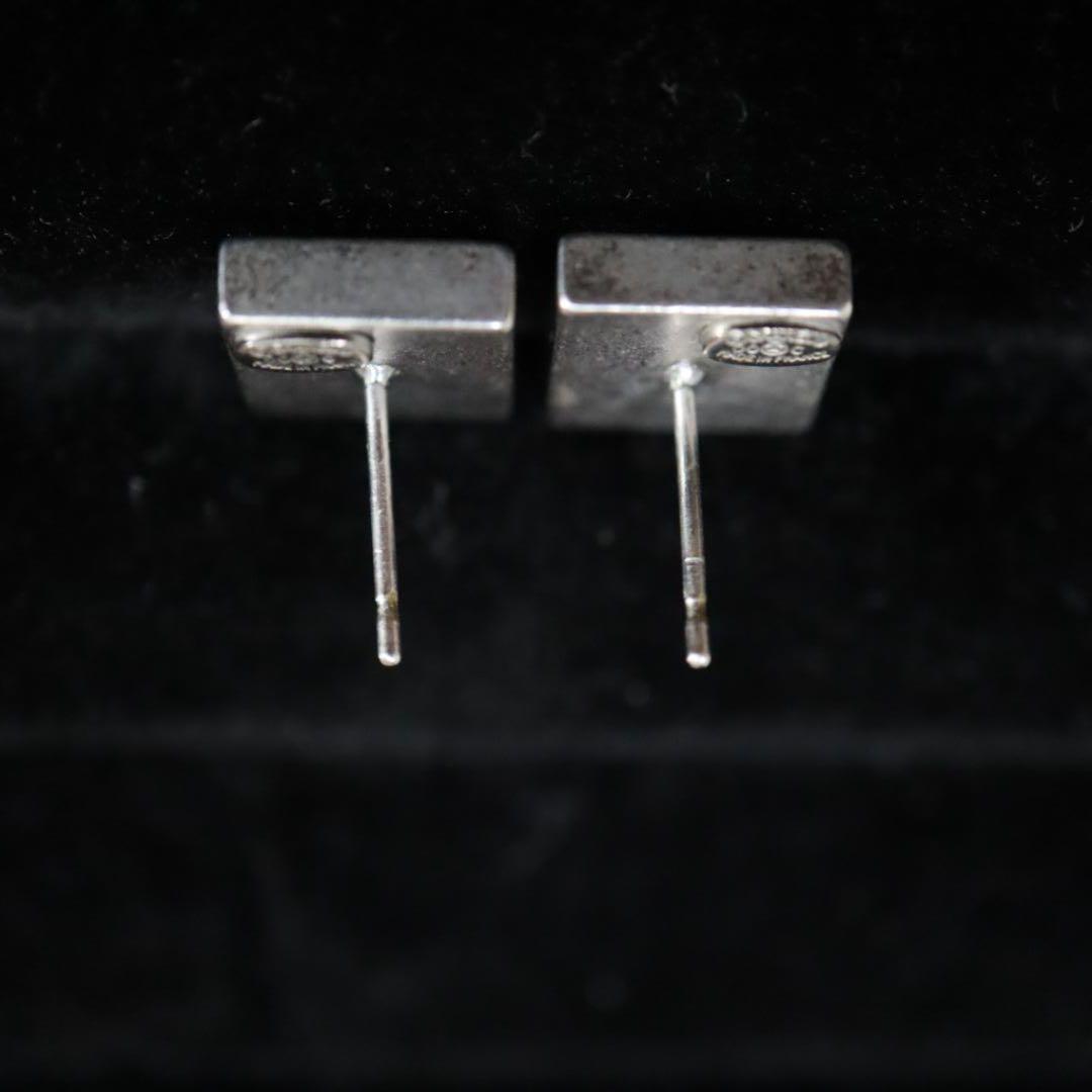 本物保証 匿名配送 ココ シルバー スクエア 00C l947K-m78494989091 CHANEL シャネル ピアス 低価超激得