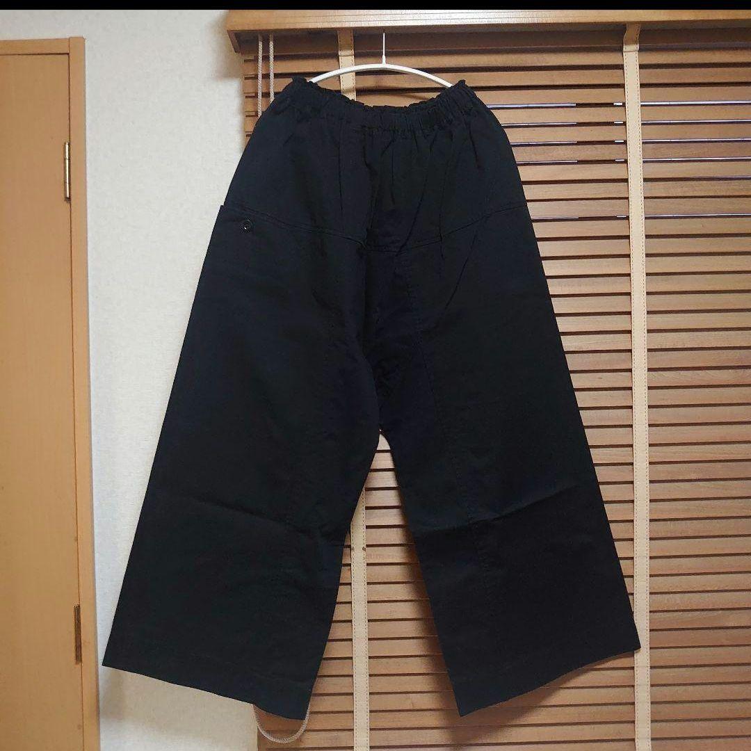 たひ様☆TRAVAIL MANUEL チノシャムパンツ ブラック