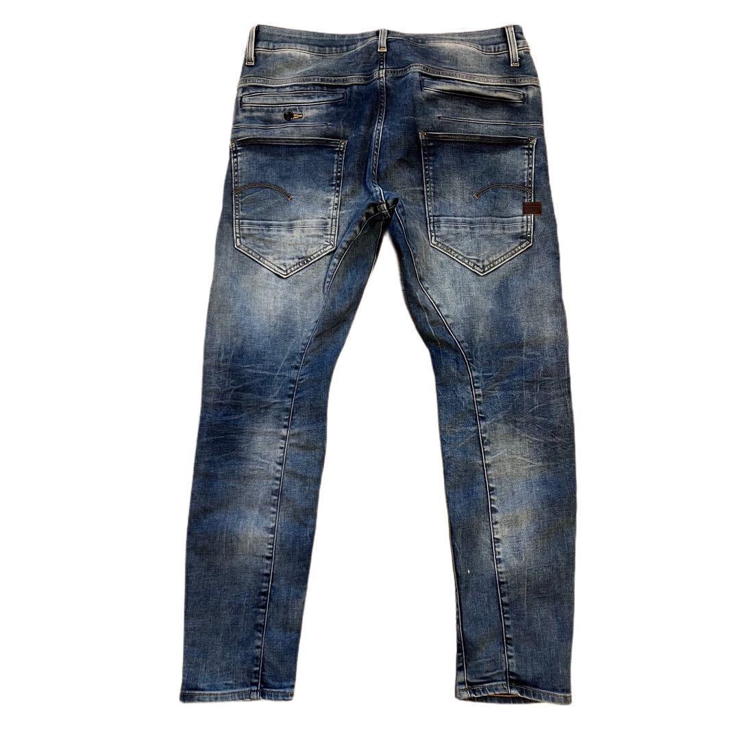 美品 G-STAR RAW D-STAQ 3D スリム W32 L30 メンズ