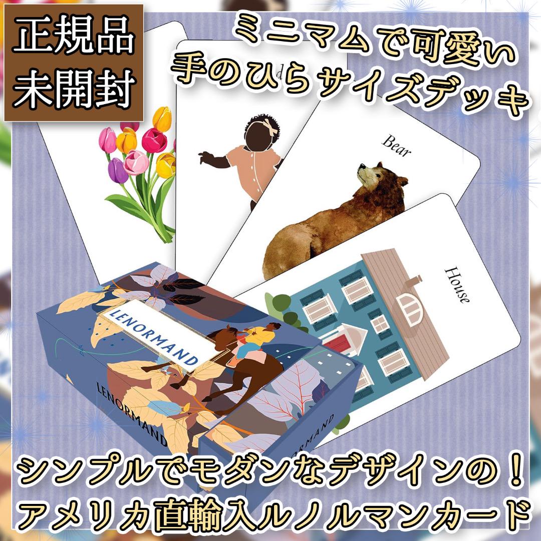 ✨海外直輸入✨かわいいボックスに入った大人かわいいシンプルルノルマンカード