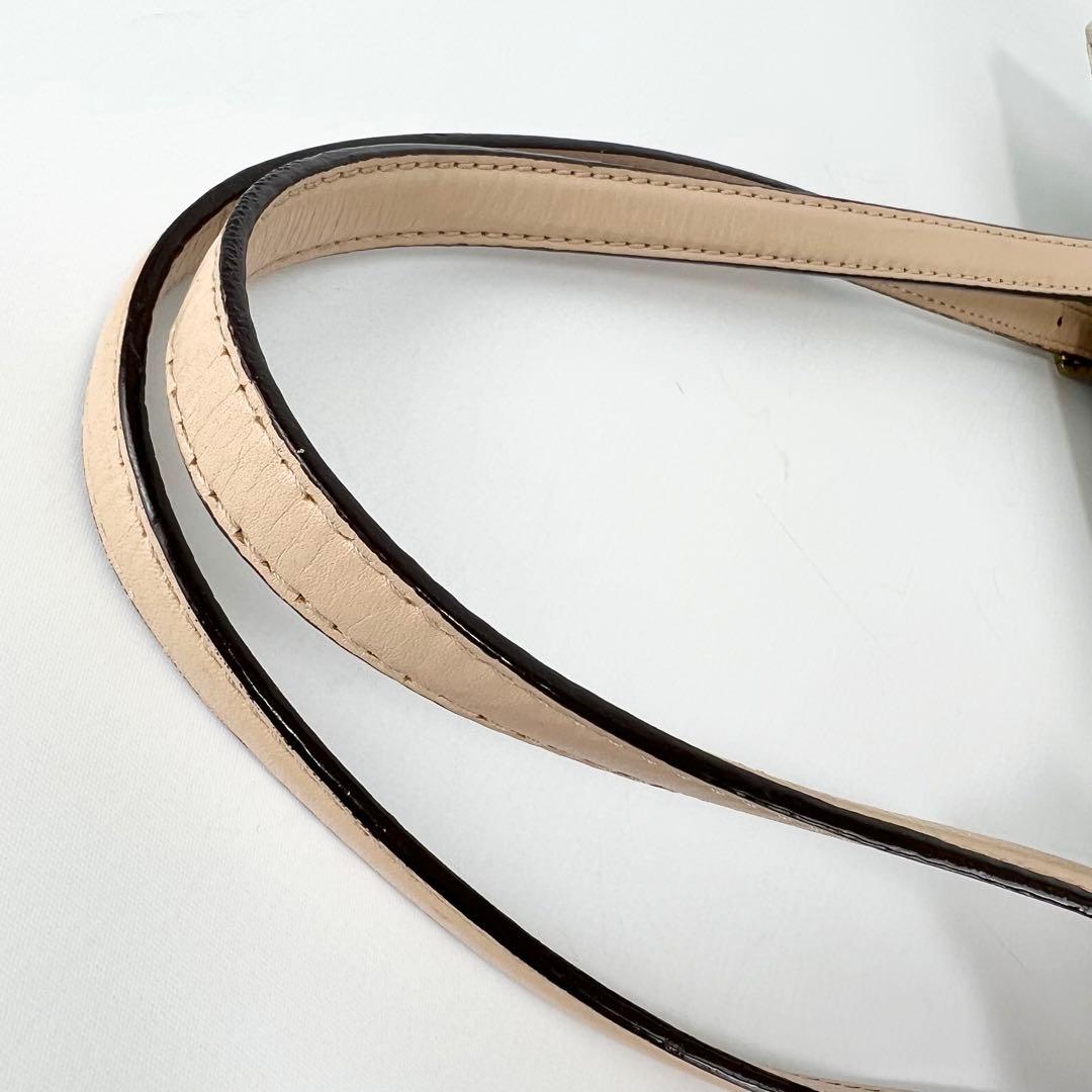 マイケルコース トートバッグ ロゴ ベージュ 白 ゴールド金具 A4