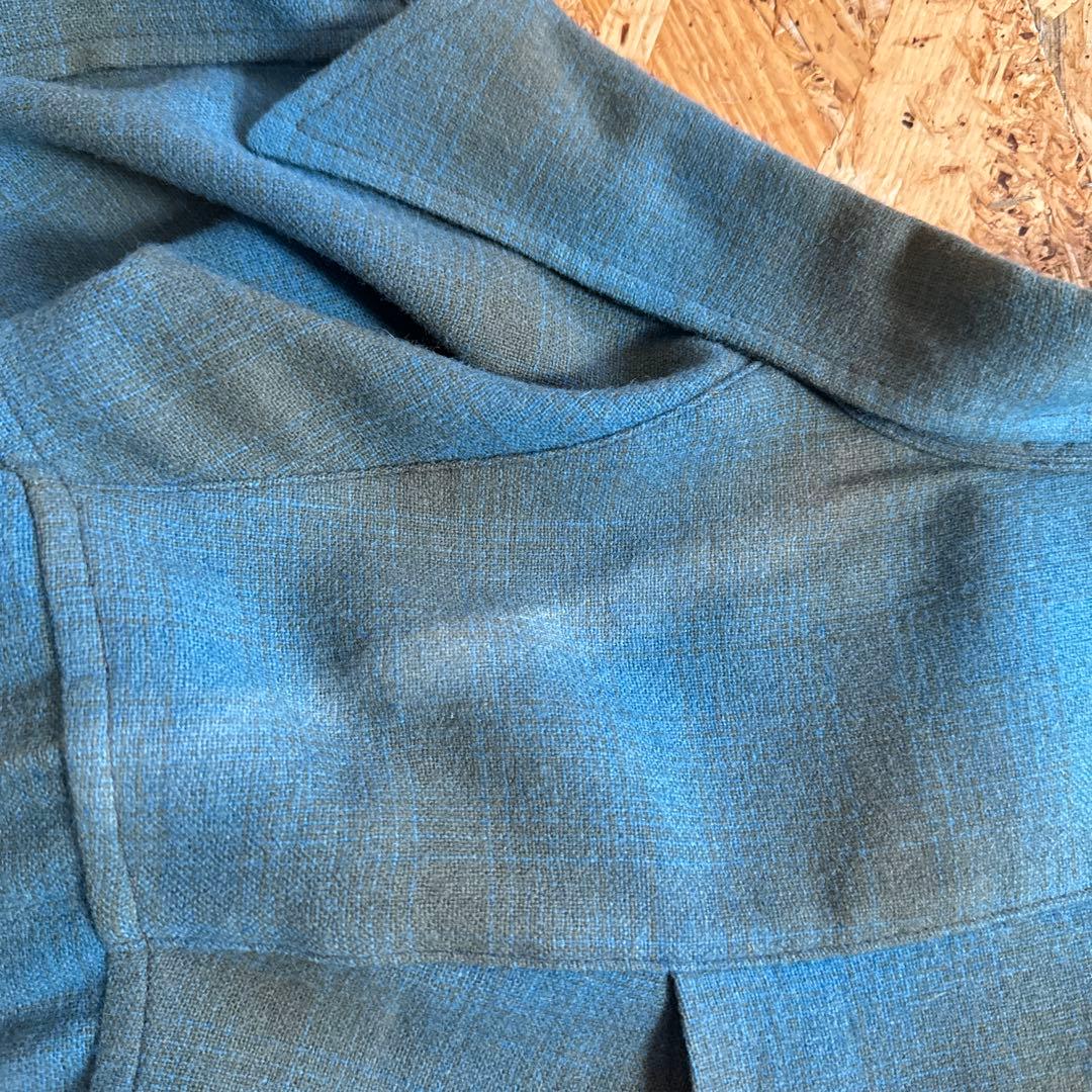 60s PENDLETON ビンテージ　オンブレ　ウールシャツ　vintage