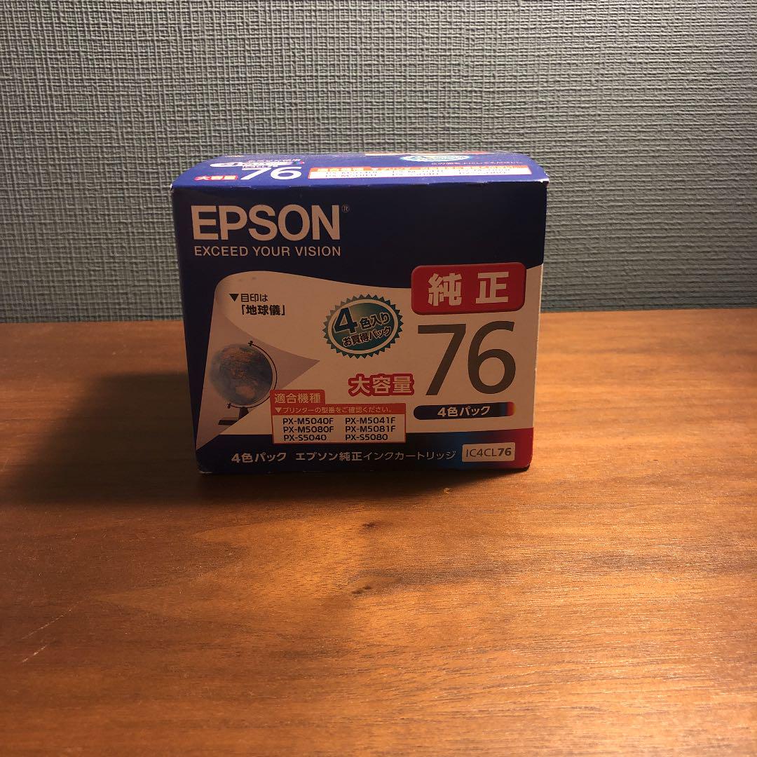新品未開封 EPSON IC4CL76 大容量インク diH6O-m78504591294 大特価お得