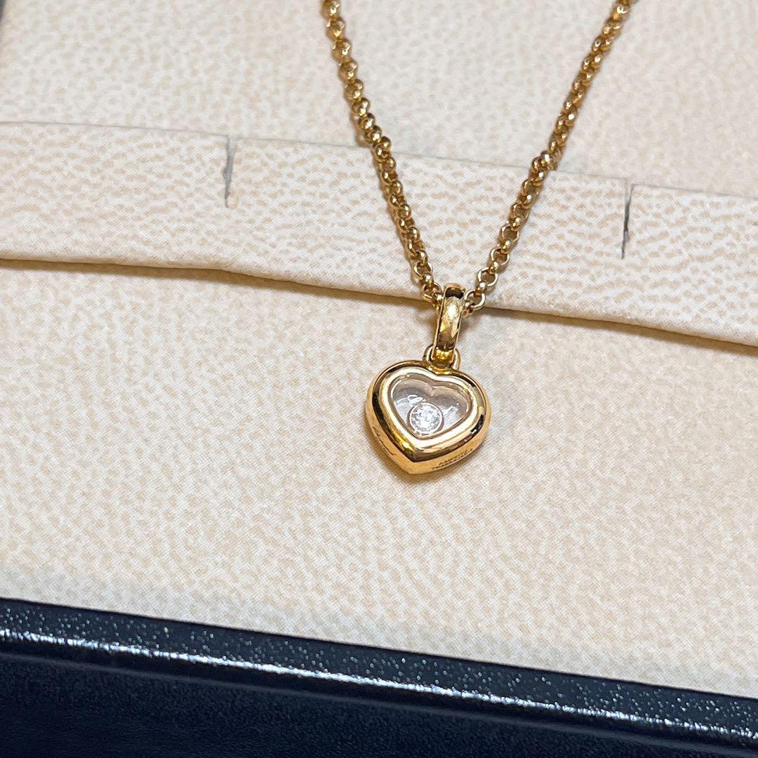 ショパール Chopard ネックレス ゴールド Happy Diamond 画像4