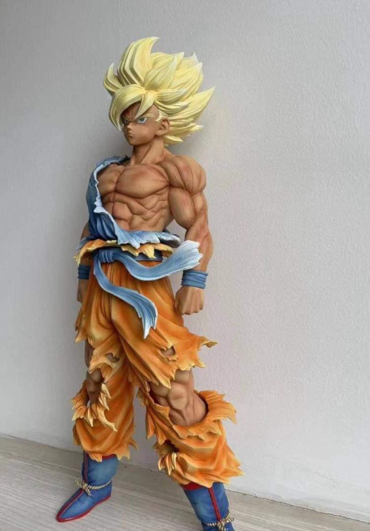ドラゴンボールのアクションフィギュア,28cm,孫悟空,交換可能な