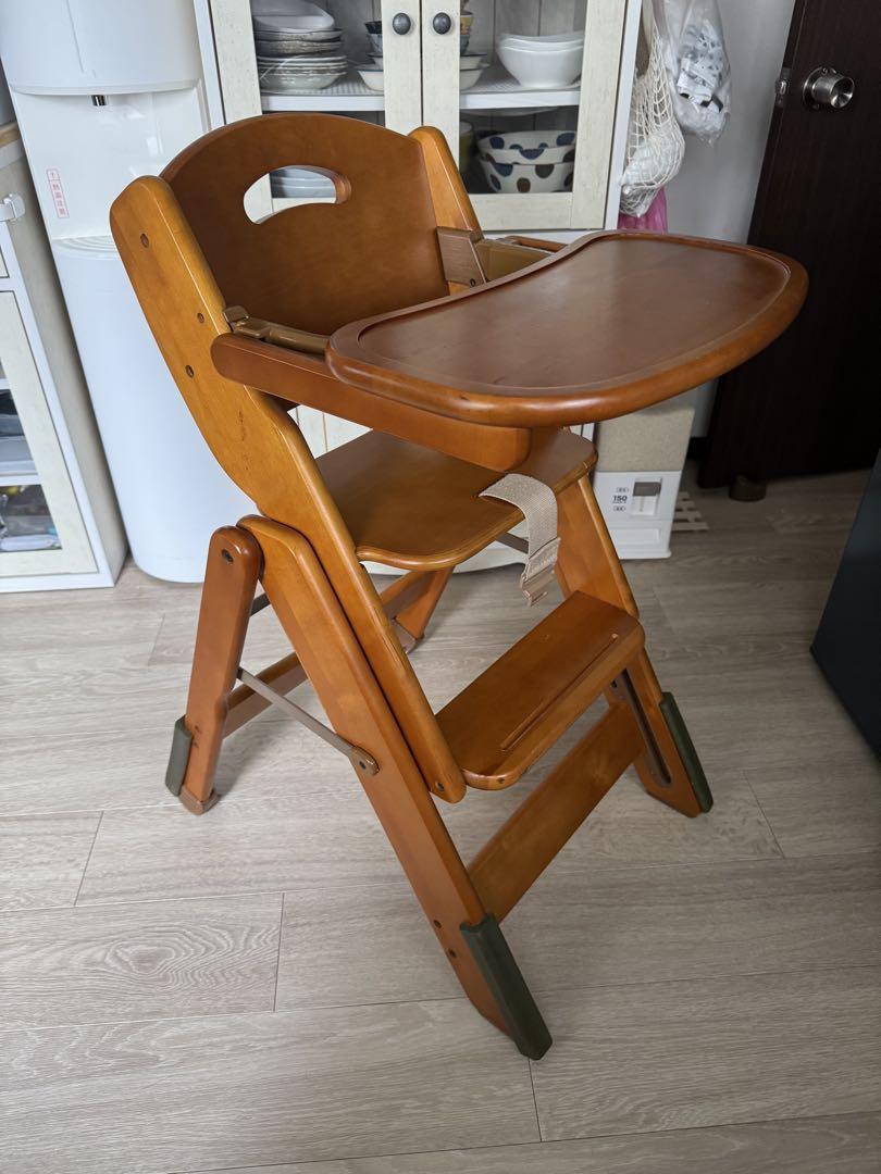 ミーブル スライドチェア MEABLE ハイローチェア ベビーチェア 北川木工