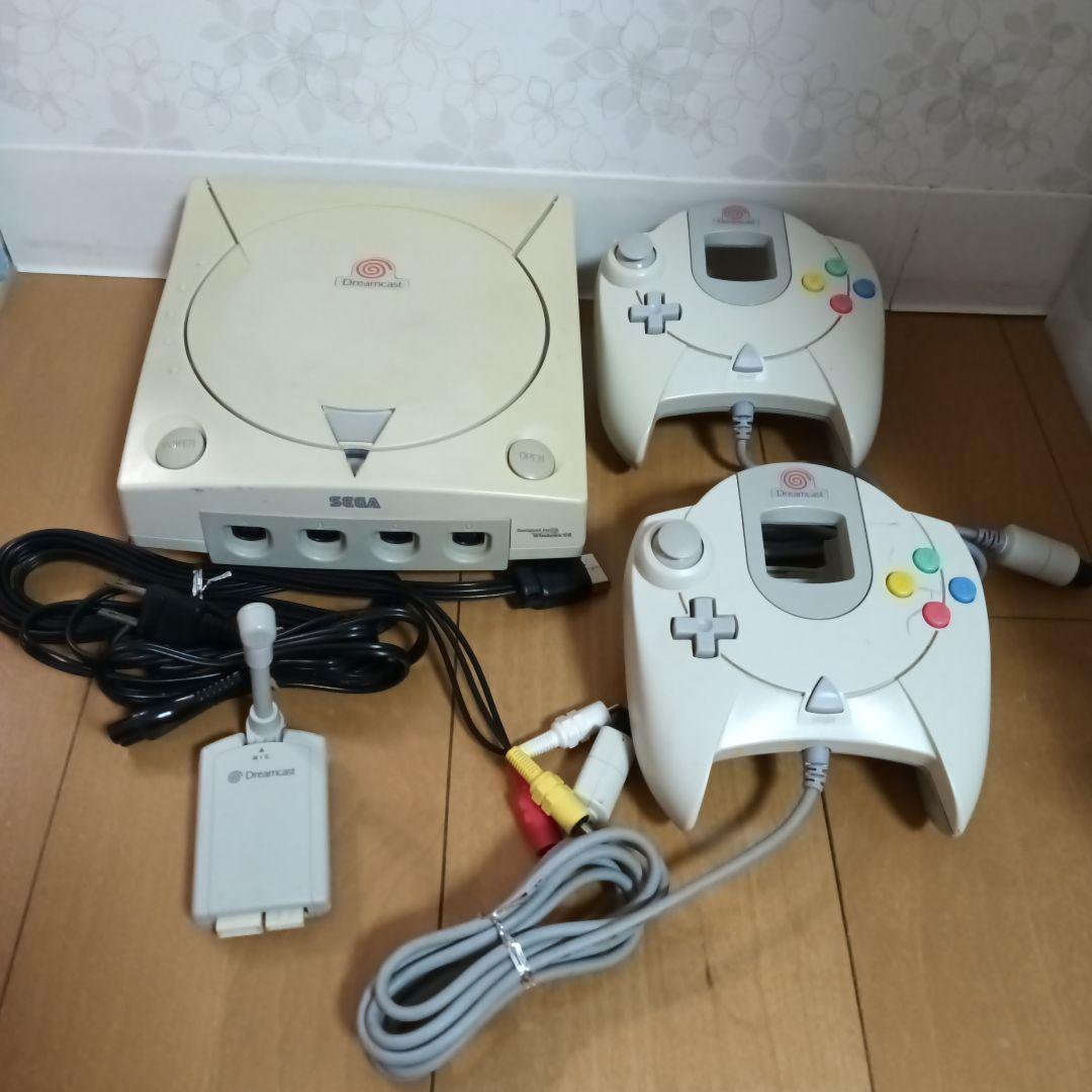 動作品！SEGA ドリームキャスト 本体 コントローラー 一式セット