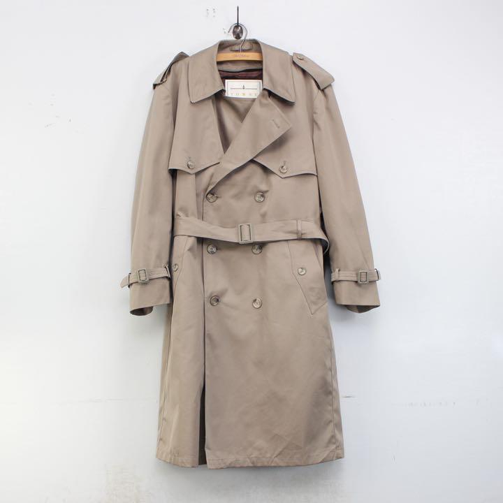 美品 VINTAGE TOWNE LONDONFOG ライナー トレンチコート USA VINTAGE LONDON FOGアメリカ古着ライナー付トレンチコート