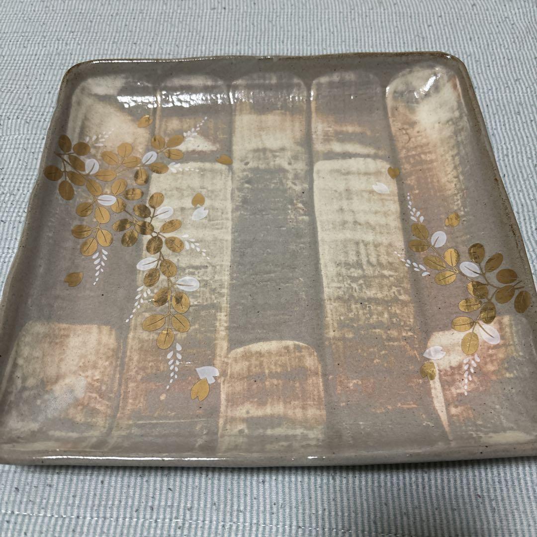 盛皿 金色花模様たちきち