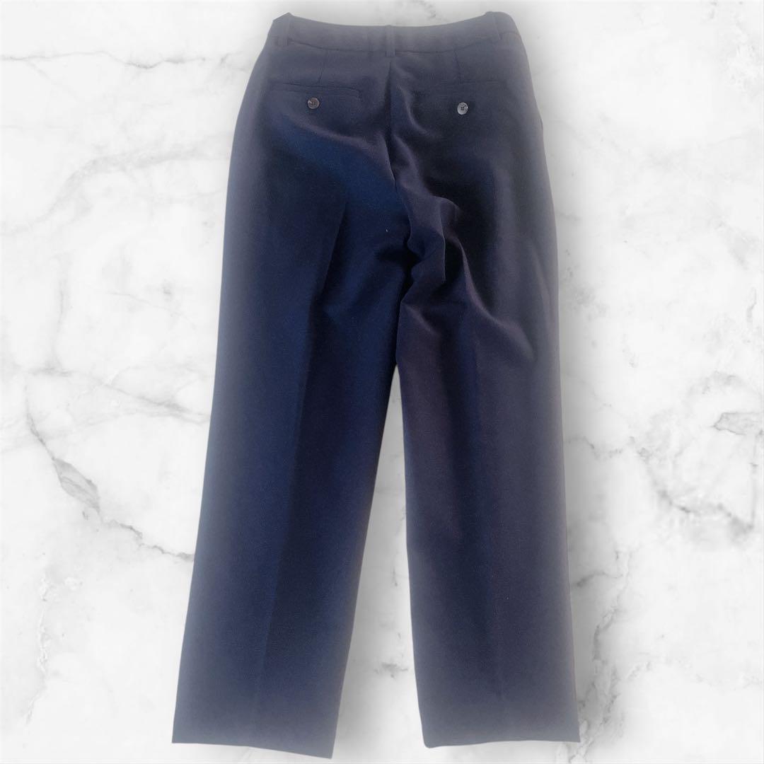 7【未使用】UNIQLO感動ジャケット&パンツ セットアップスーツ S ネイビー
