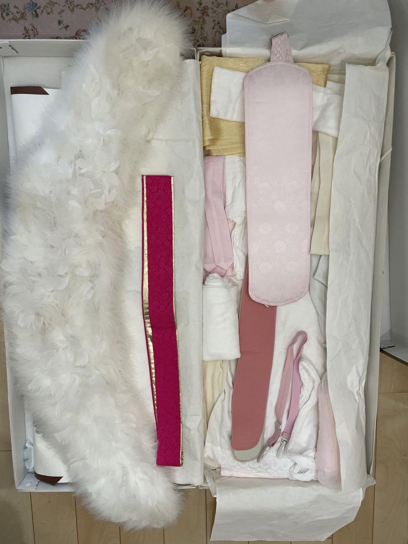 ちいさん専用【値下げ】振袖フルセット一式　美品　赤系　花