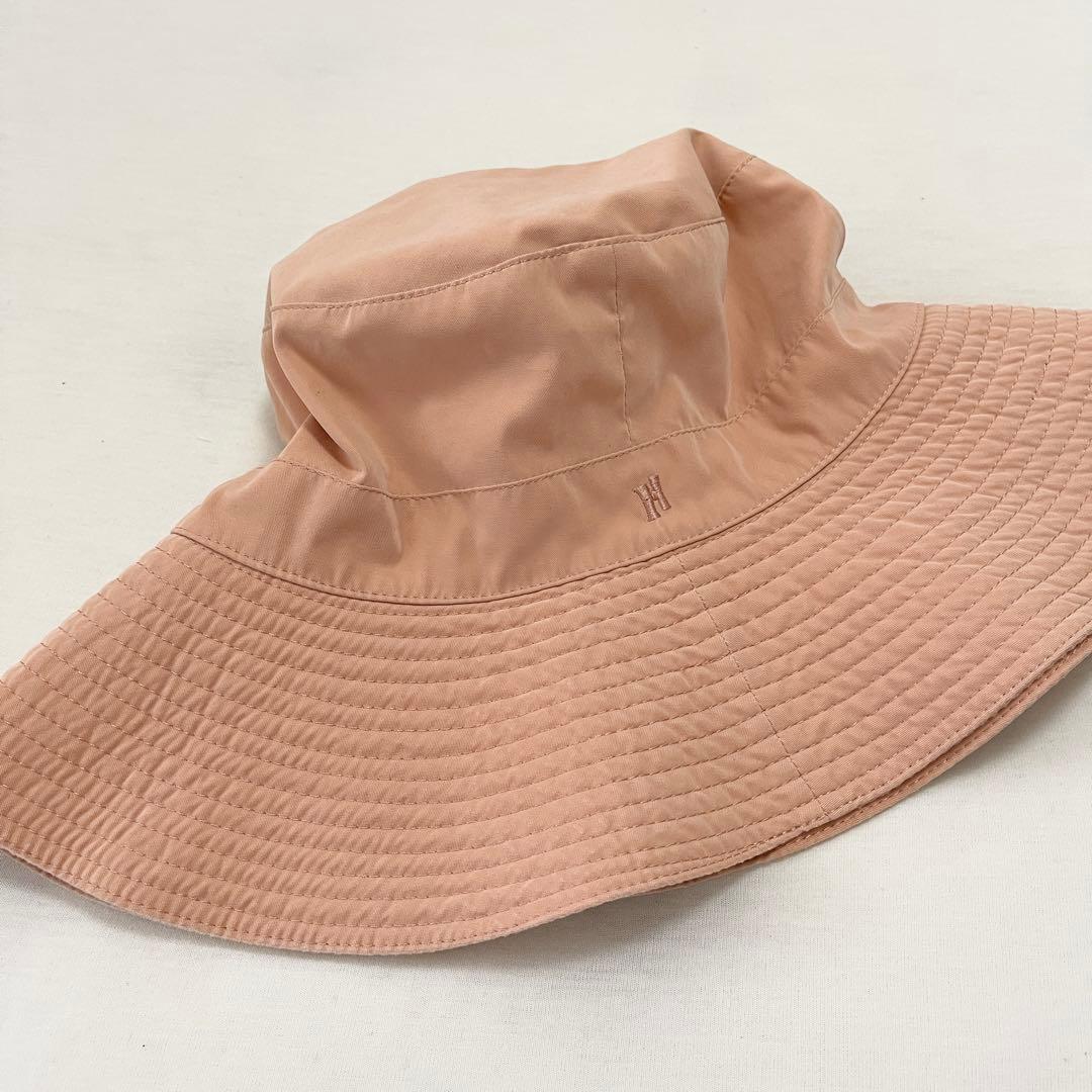 HERMES エルメス 帽子 ハット バケットハット ピンク
