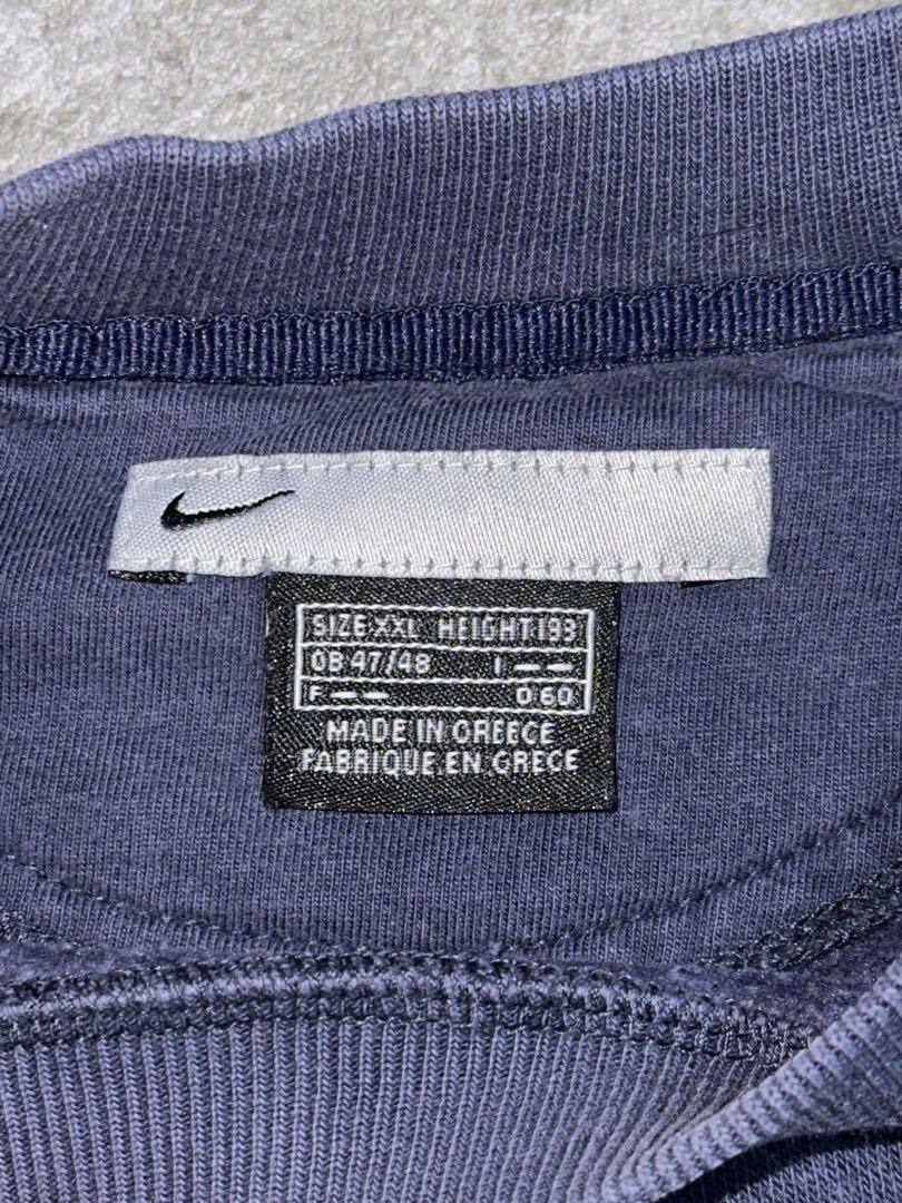 【希少・90s】NIKE ナイキ スウェット XXL ネイビー ヨーロッパ製