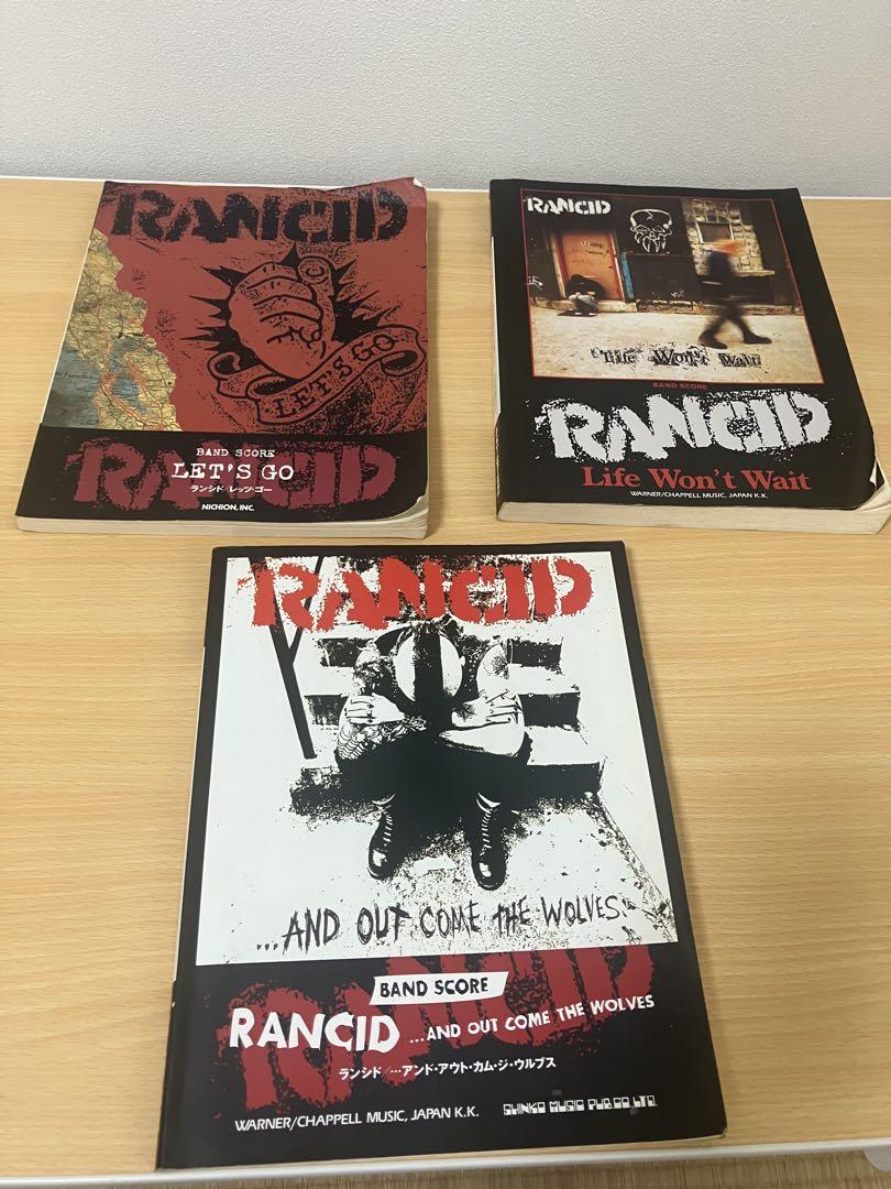 ランシド　バンドスコア　3冊　RANCID