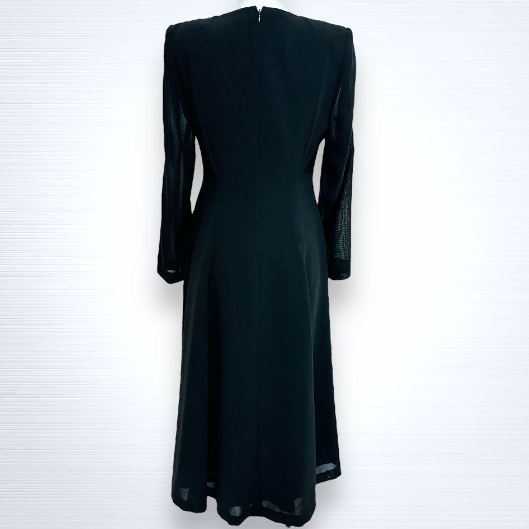 極美品】Krone(クローネ)サイズ:9(M)ドレス ブラック