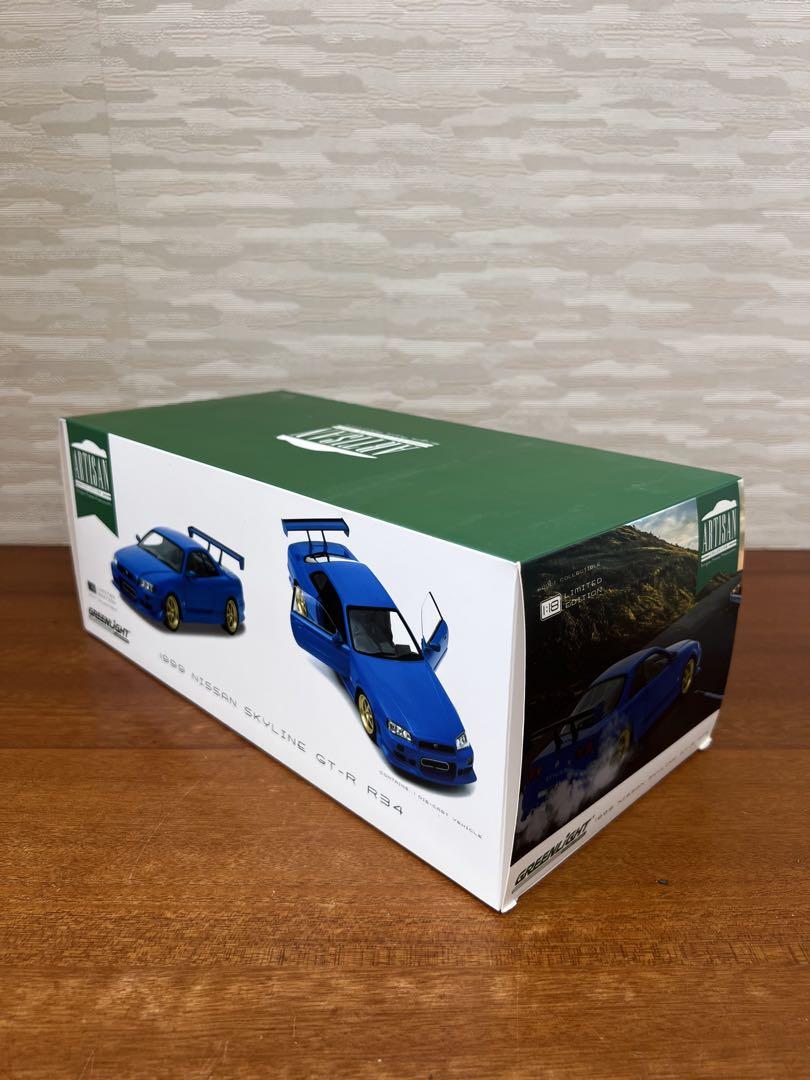 No534 ミニカー1/18 NISSAN SKYLINE GT-R R34