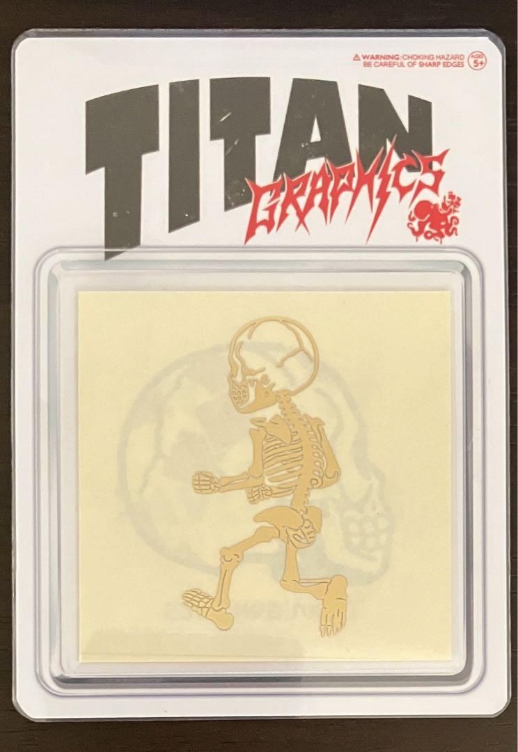 Titan graphics WALKER 骨格くんゴールド　骨格くんシルバー