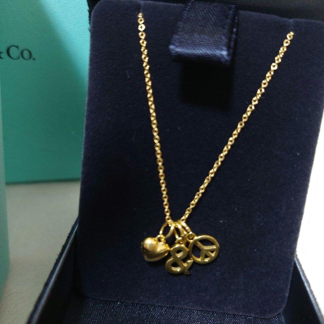 TIFFANY&Co. ティファニー ハートロック ネックレス 18金 K18