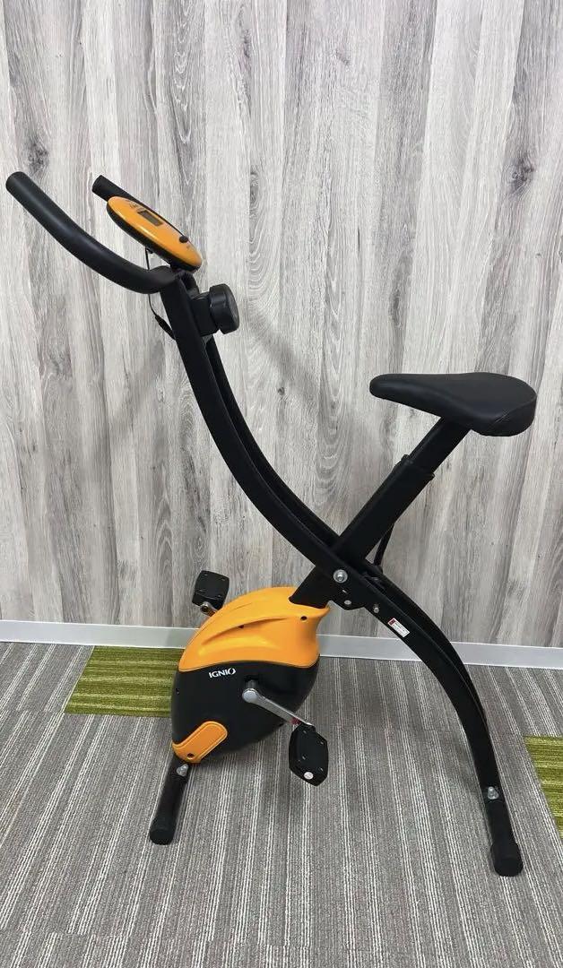 美品　IGNIO イグニオ　フィットネスバイク　オレンジ