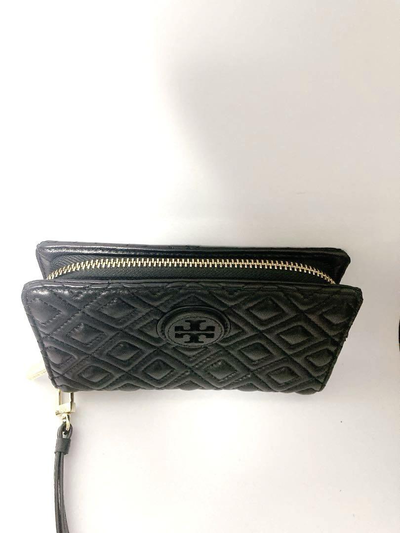 ✨未使用品✨Tory Burch ブラック キルティング長財布